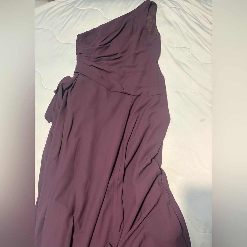 David's Bridal Deep Purple Dress